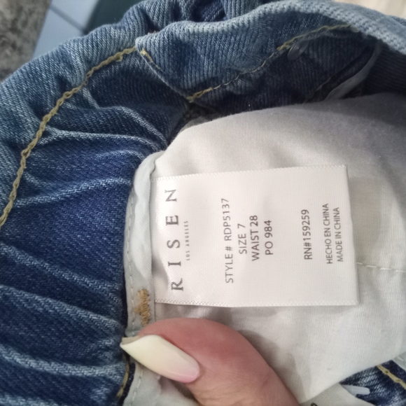 Women's Risen Straight Leg Jeans - Picture 3 of 5